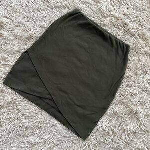 Olive Green Women's Skirt